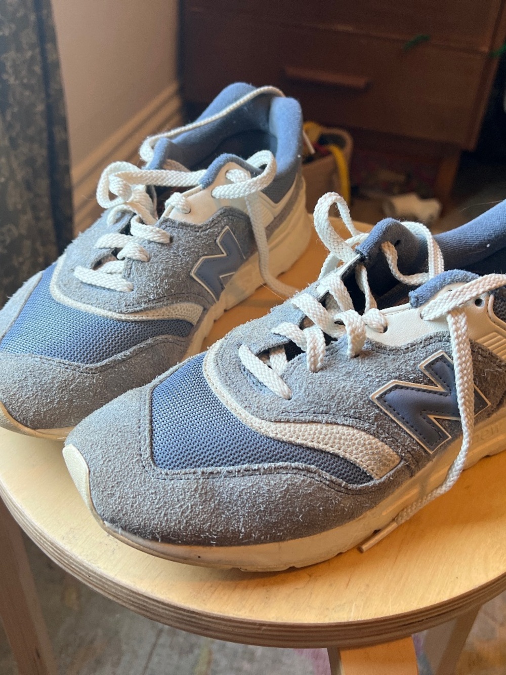 New balance 997h blue white sneakers